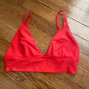 Aerie triangle bikini top